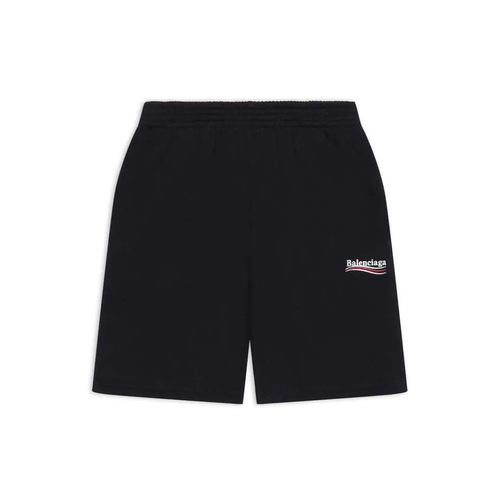Balenciaga Kids | Kids>Kids - Political Campaign Jogging Shorts in Black
