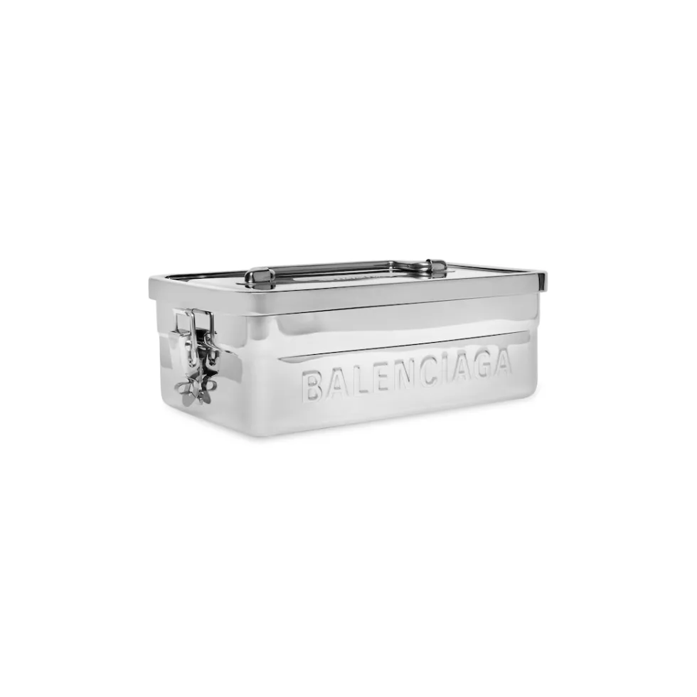 Balenciaga Objects | Objects>Lunch Box in Silver