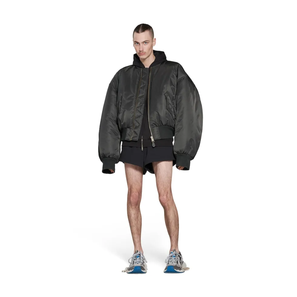 Balenciaga Coats & Jackets>Men's Bomber in Black