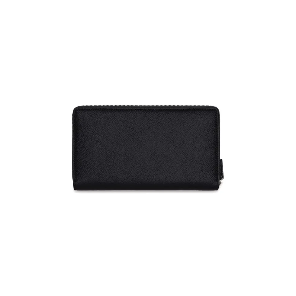 Balenciaga Wallets>Men's Cash Continental Wallet in Black/white