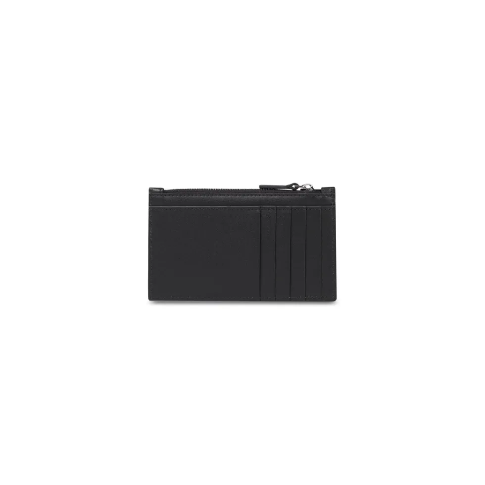 Balenciaga Card Holders>Men's Cash Long Coin And Card Holder in Black