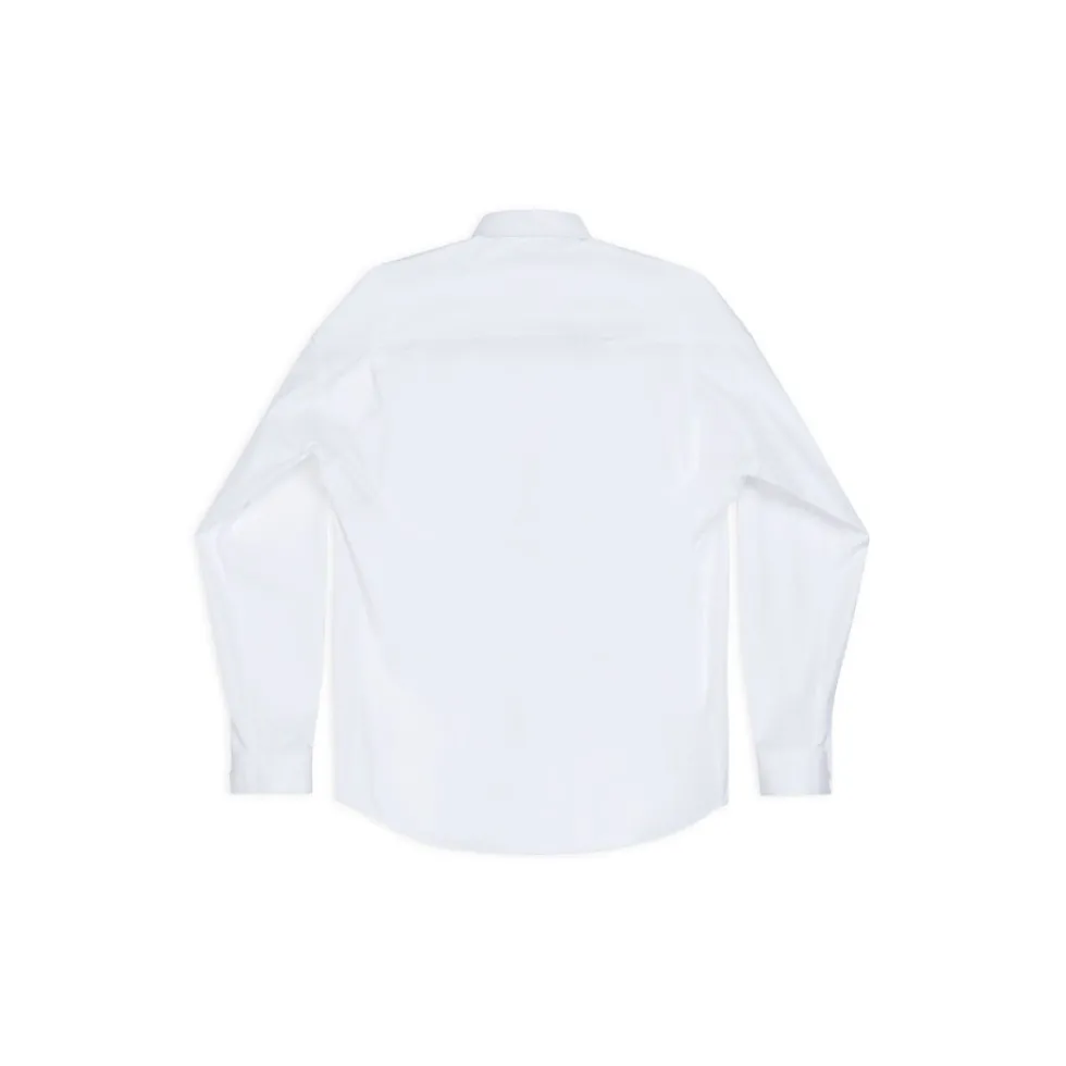 Balenciaga Tops & Shirts>Men's Cocoon Shirt in White