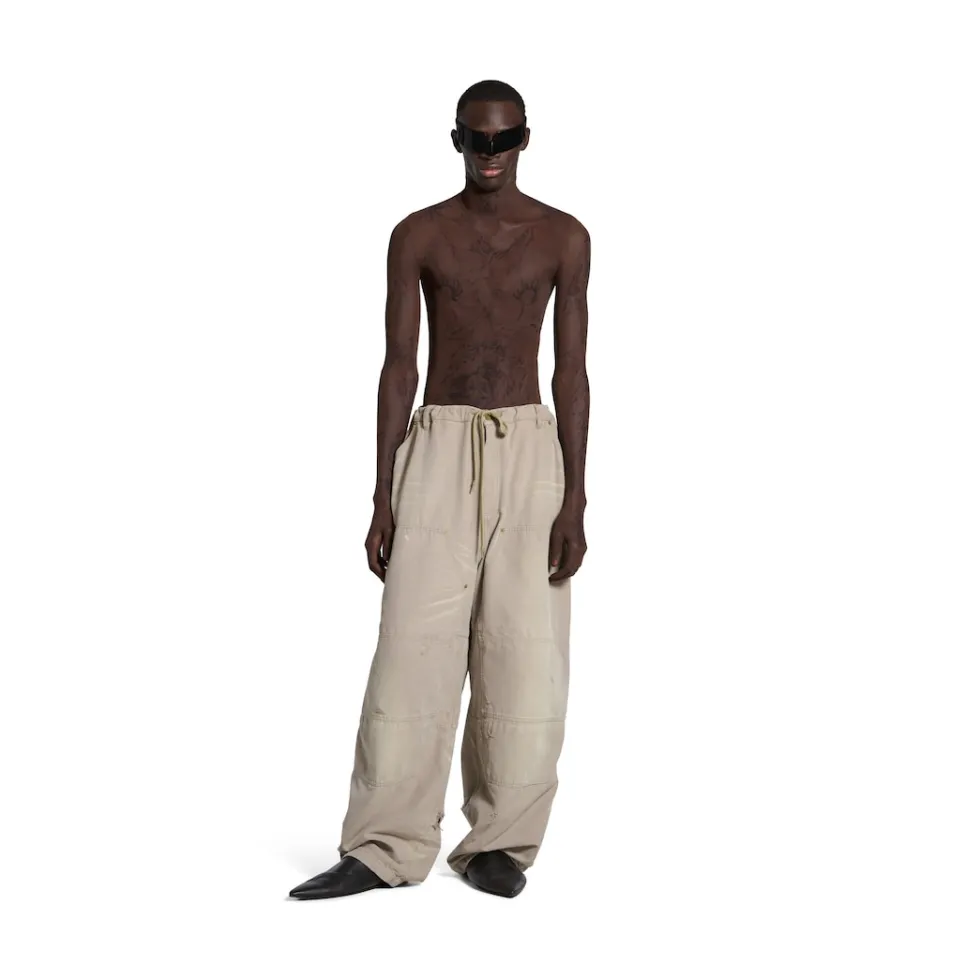 Balenciaga Pants>Men's Double Knee Pants in Beige