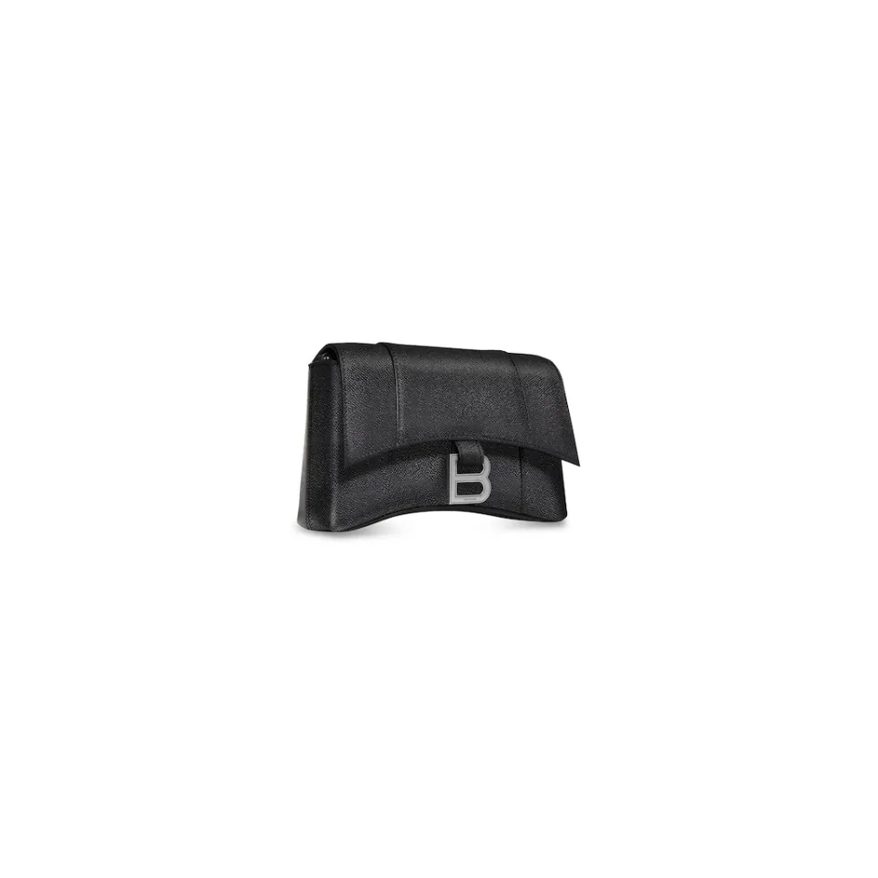 Balenciaga Crossbodies & Messengers>Men's Downtown Xxs Crossbody Bag in Black