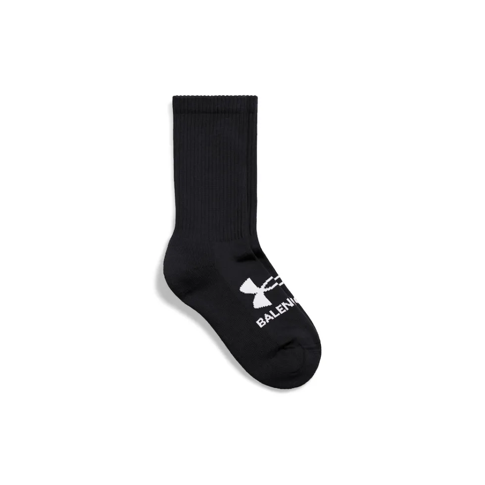 Balenciaga Socks>Men's Under Armour® Tennis Socks in Black/white