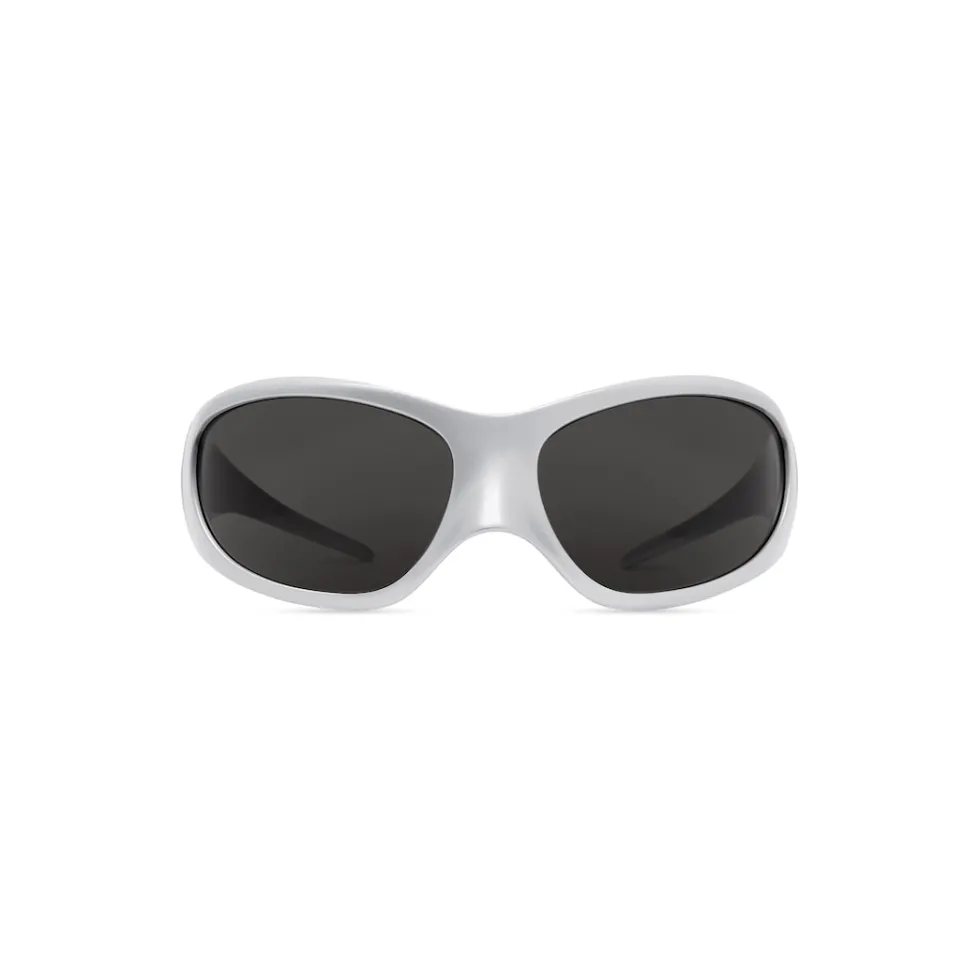 Balenciaga Sunglasses | Sunglasses>Skin Xxl Cat Sunglasses in Silver