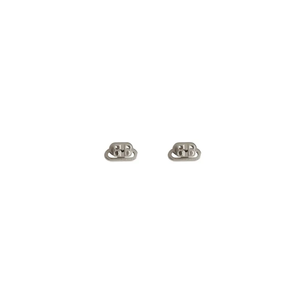Balenciaga Jewelry>Women's Bb Xs Stud Earrings in Crystal/silver