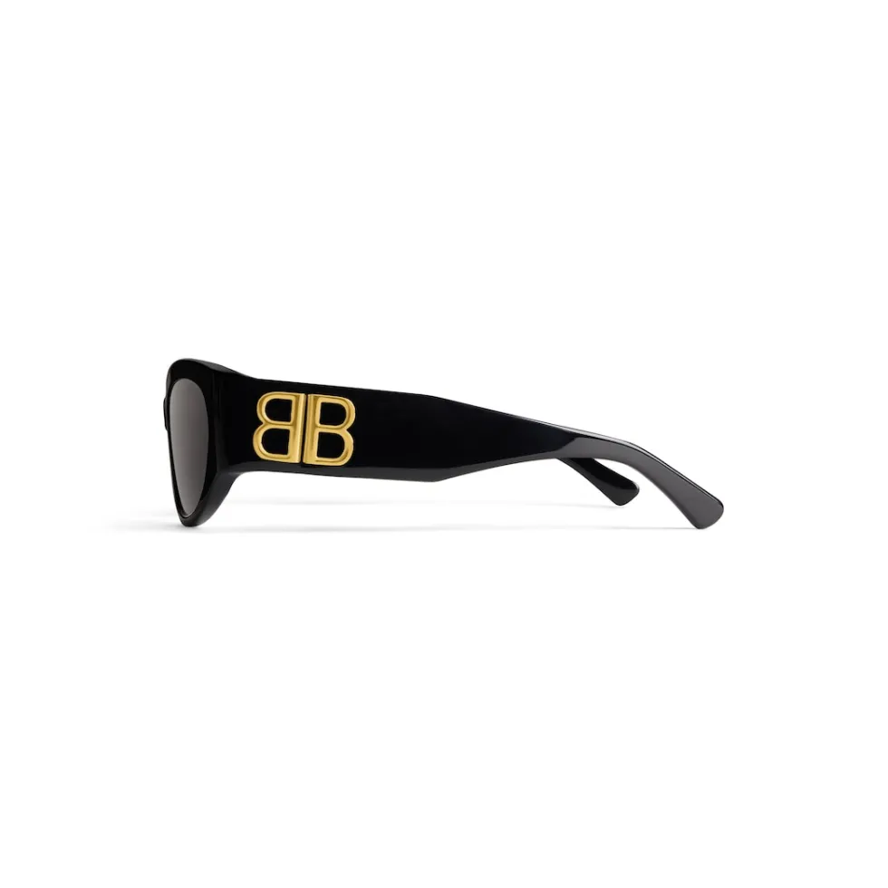 Balenciaga Sunglasses>Women's Bossy Round Af Sunglasses  in Black