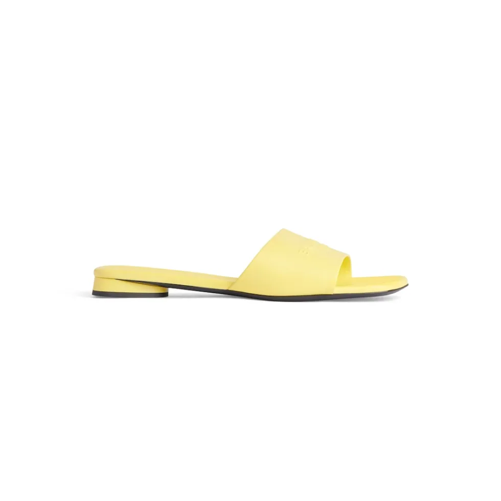 Balenciaga Sandals & Mules>Women's Duty Free Flat Sandal  in Yellow