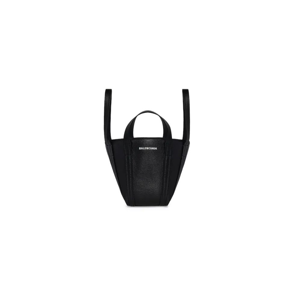 Balenciaga Tote Bags>Women's Everyday Xs North-south Shoulder Tote Bag in Black