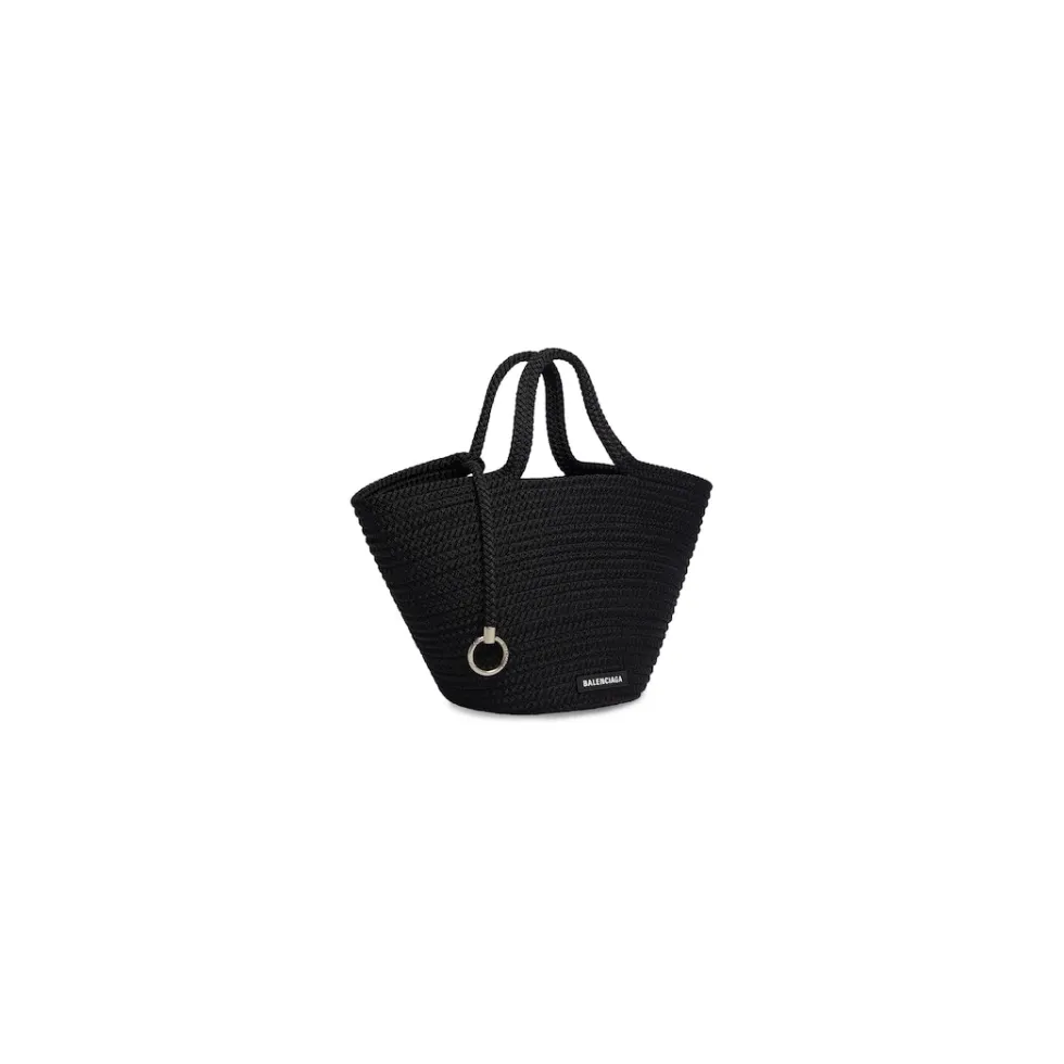 Balenciaga Tote Bags>Women's Ibiza Medium Basket in Black