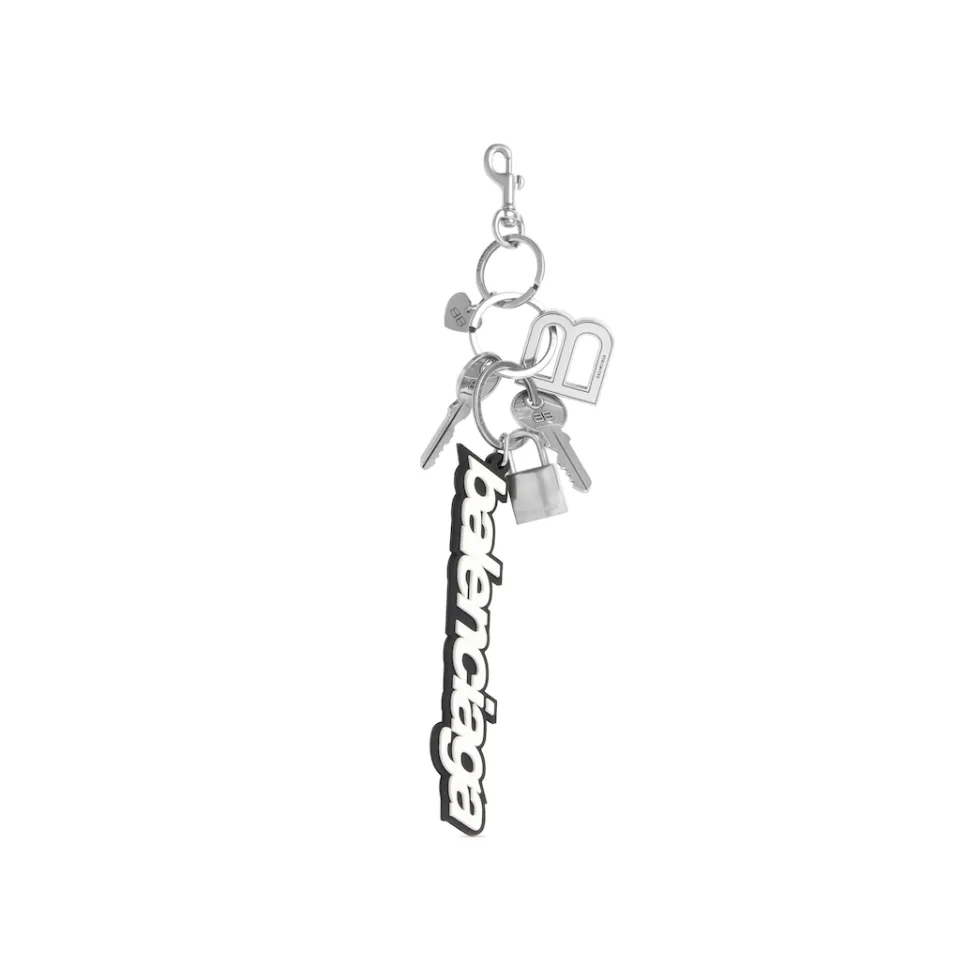 Balenciaga Phone Accessories & Keyrings>Women's Kit Keychain in Multicolored