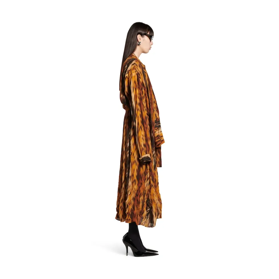 Balenciaga Dresses & Skirts>Women's Knotted Dress in Brown