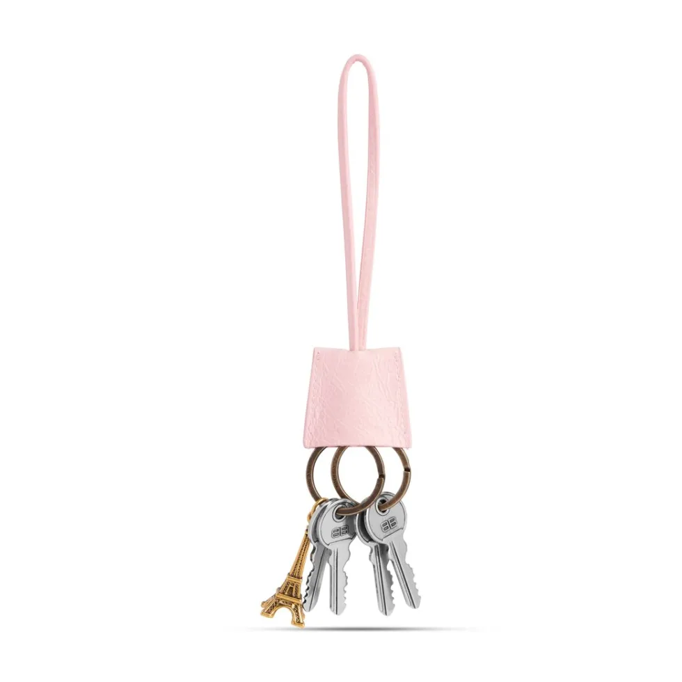 Balenciaga Phone Accessories & Keyrings>Women's Le City Charm Eiffel in Petal Pink Petalpink