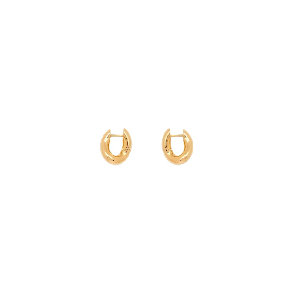 Balenciaga Jewelry>Women's Loop Xxs Earrings in Gold
