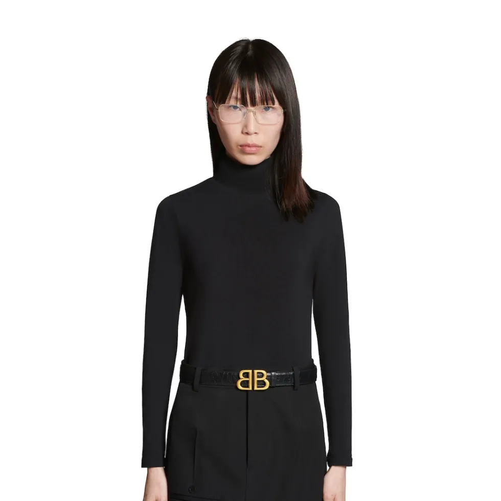 Balenciaga Belts>Women's Monaco Belt in Black