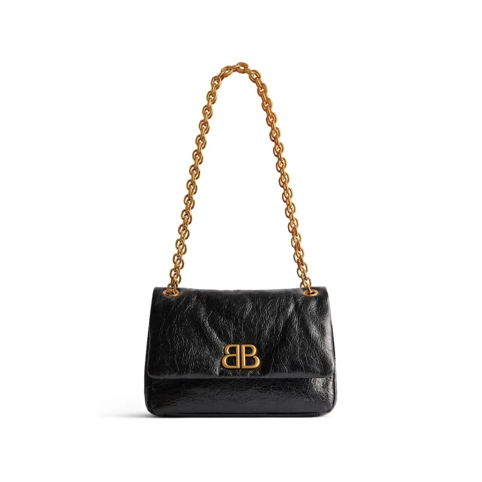 Balenciaga Shoulder Bags | Chain Bags>Women's Monaco Mini Bag in Black