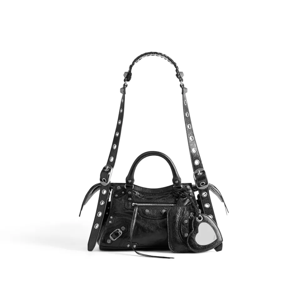 Balenciaga Handbags>Women's Neo Cagole Xs Handbag in Black