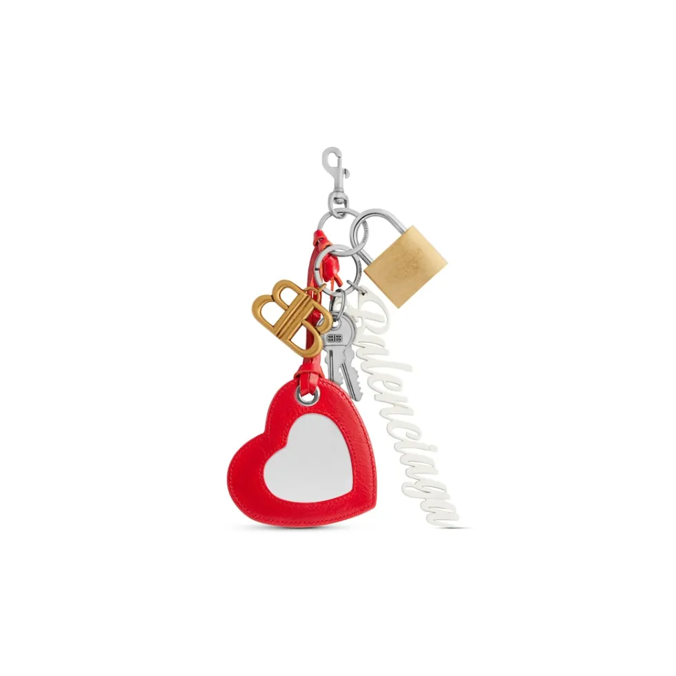 Balenciaga Phone Accessories & Keyrings>Women's Paloma Keychain in Multicolored