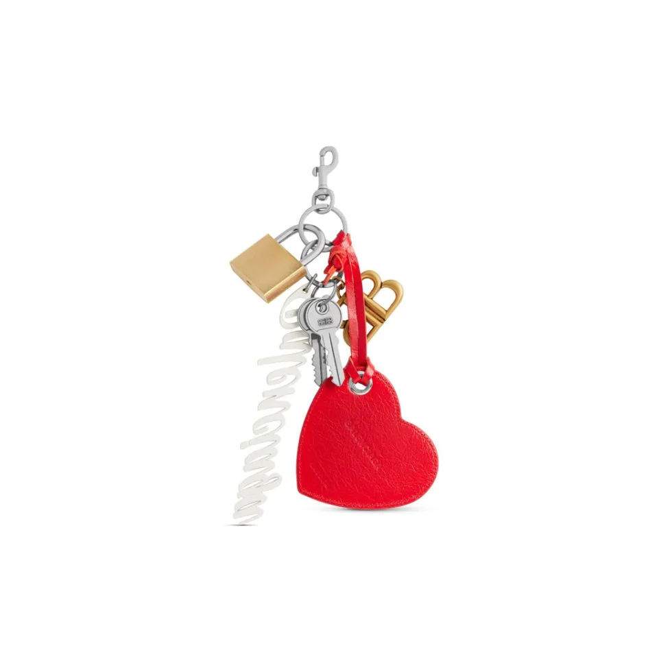 Balenciaga Phone Accessories & Keyrings>Women's Paloma Keychain in Multicolored