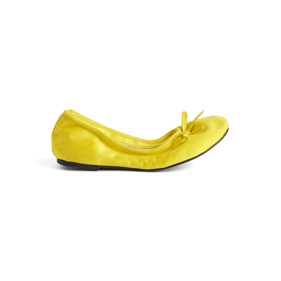 Balenciaga Clutches & Pouches>Women's Shoe Clutch Ballerina  in Yellow