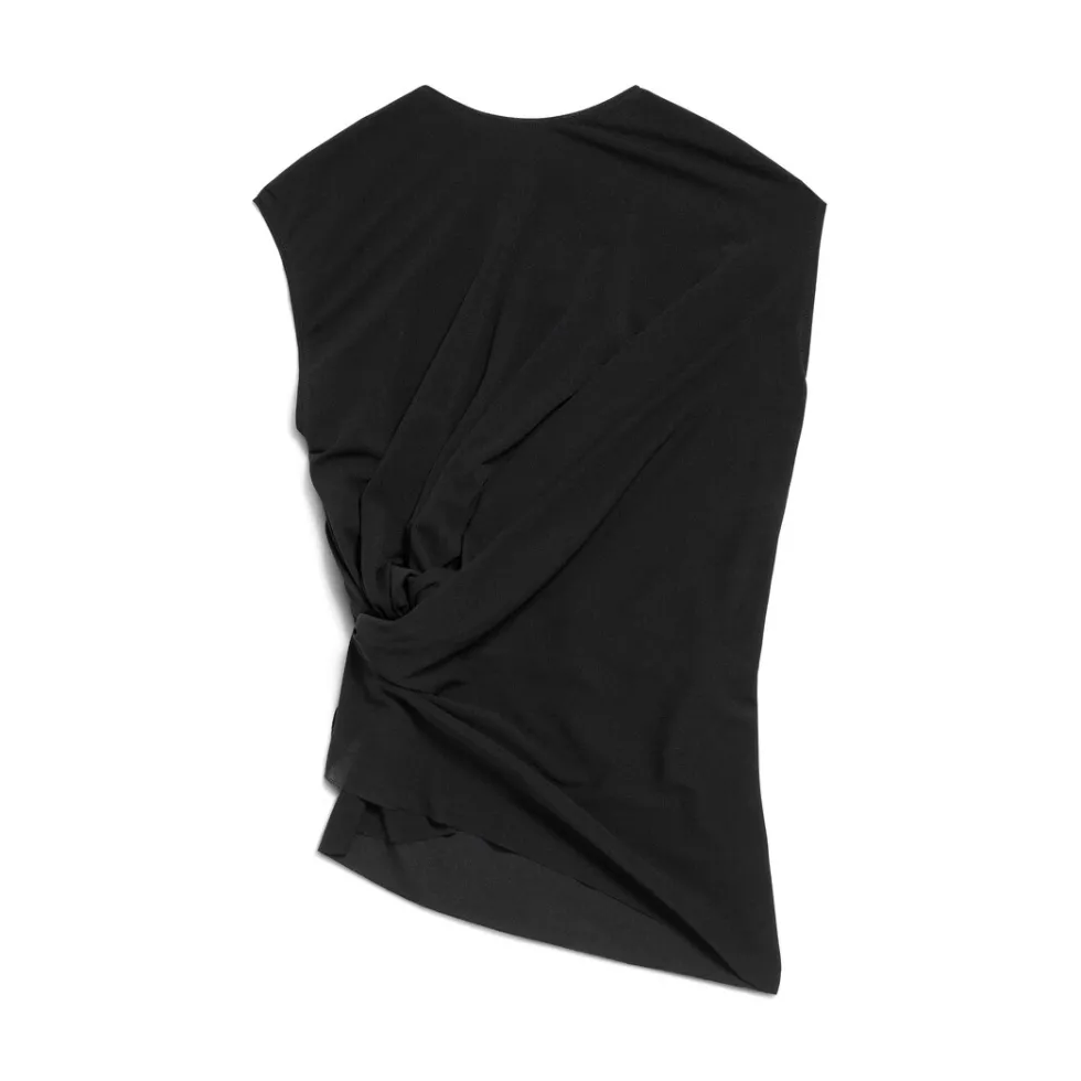 Balenciaga Tops & Shirts>Women's Twisted Top in Black